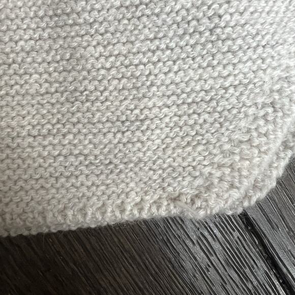 Aritzia Wilfred Free Wolter Oatmeal Merino Wool Waffle Knit Sweater Size M - Picture 9 of 12